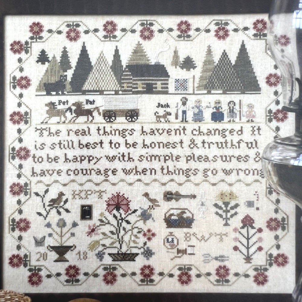Heartstring Samplery Prairie Life Sampler Cross Stitch Pattern Beth Twist NEW